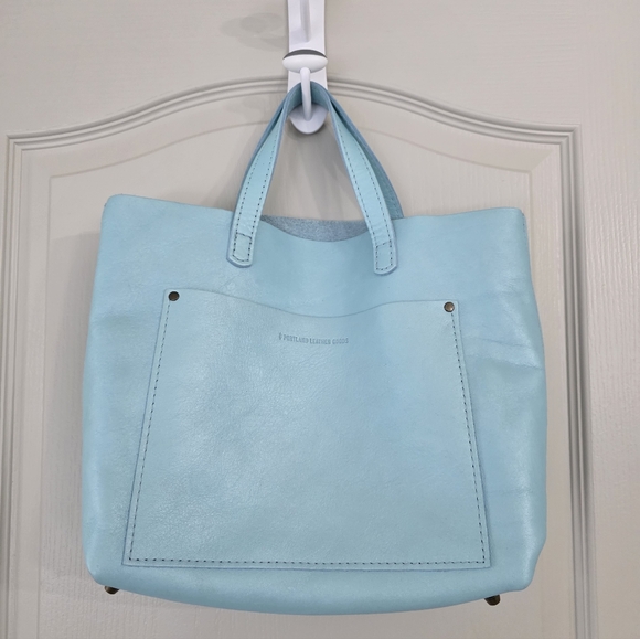 Portland Leather Crossbody Tote - Picture 2 of 12